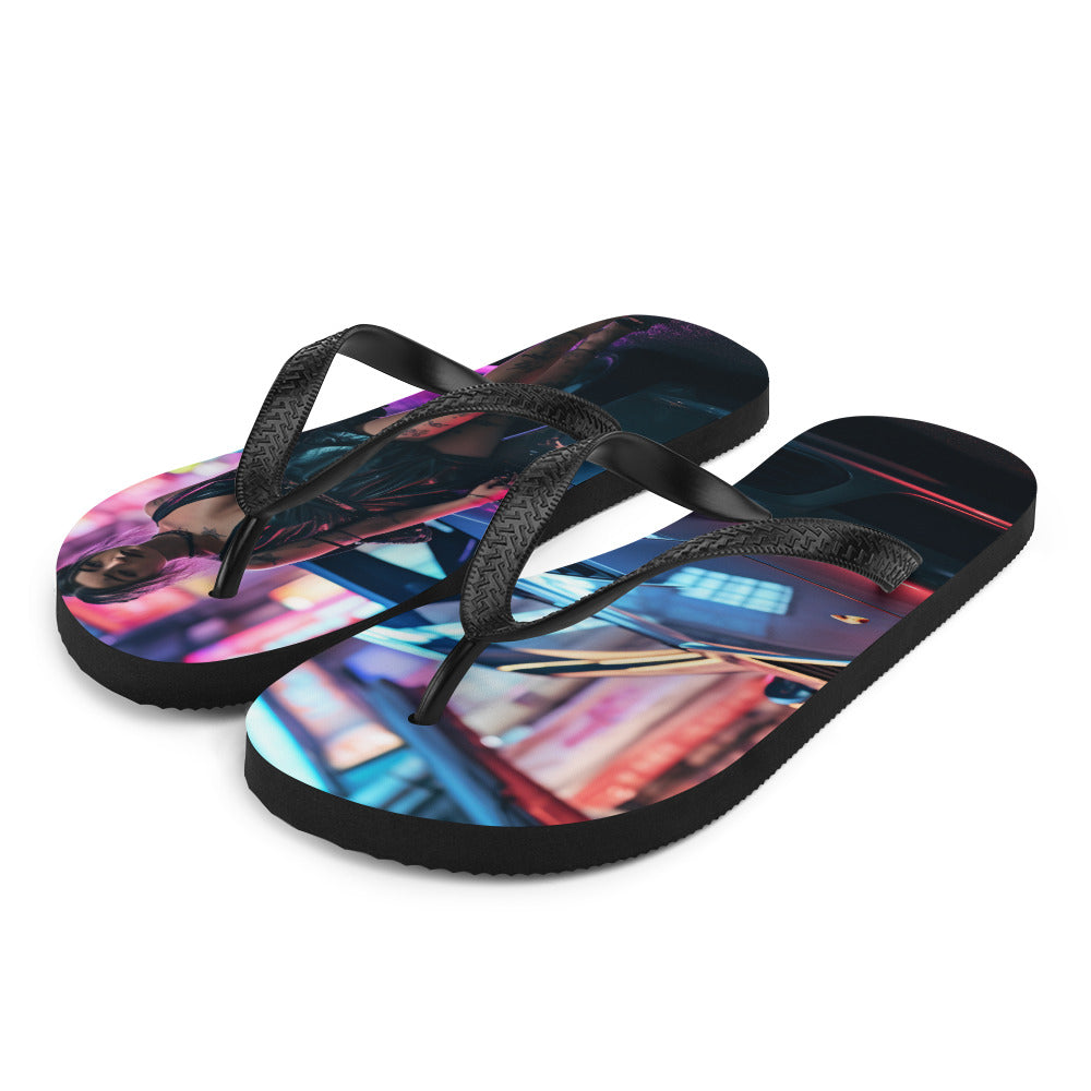 Limited Edition X/50 - Porsche 01 - Flip-Flops - Midnight