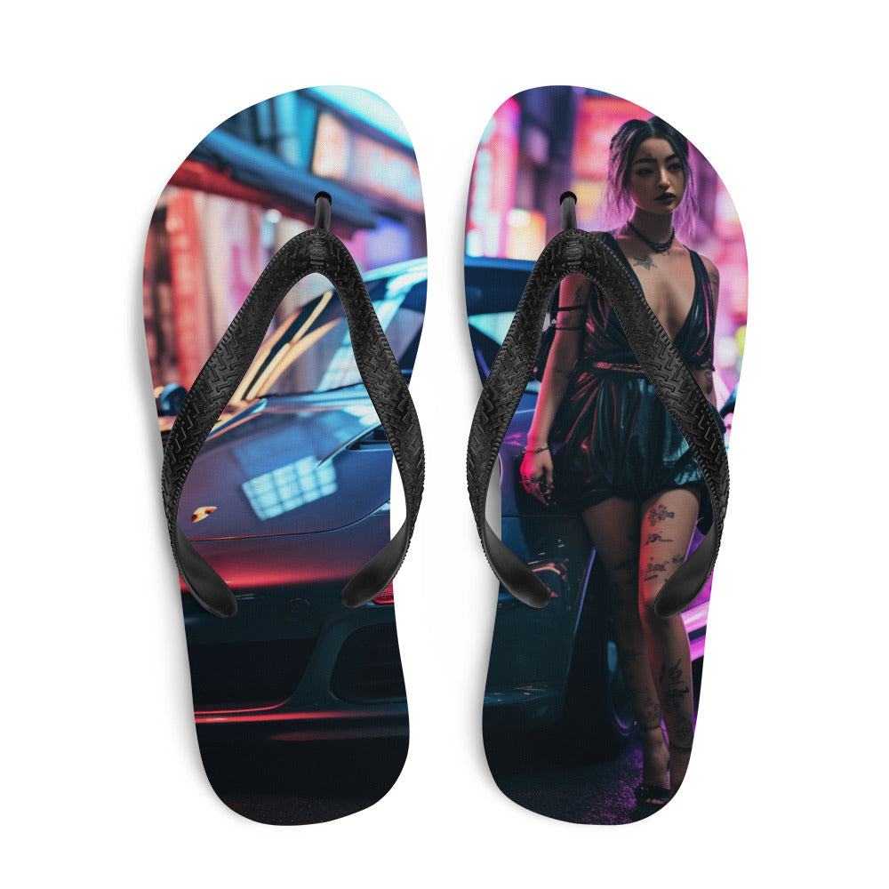 Limited Edition X/50 - Porsche 01 - Flip-Flops - Midnight